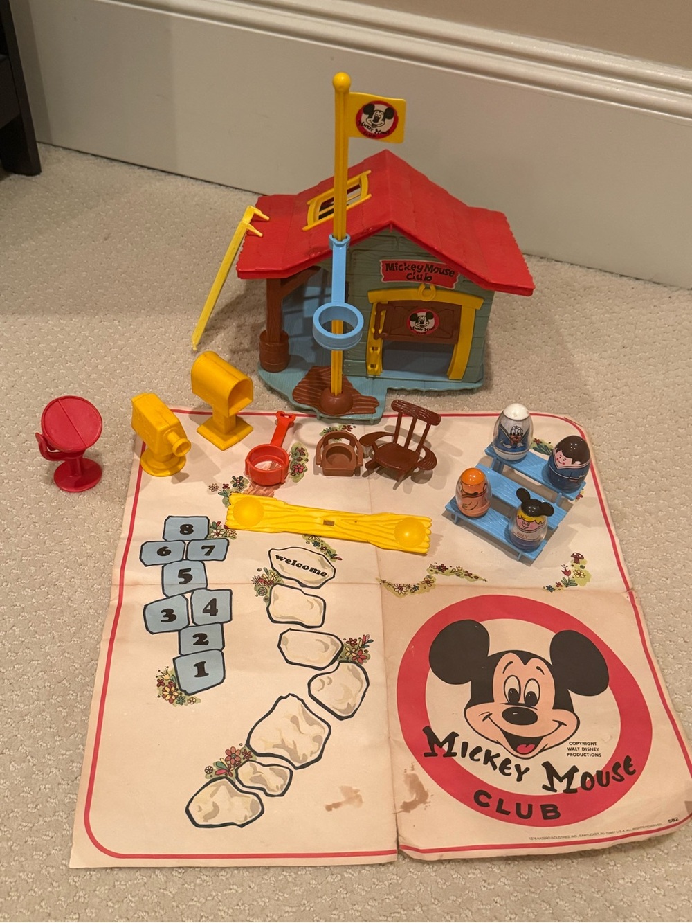 Vintage Mickey Mouse weebles Clubhouse